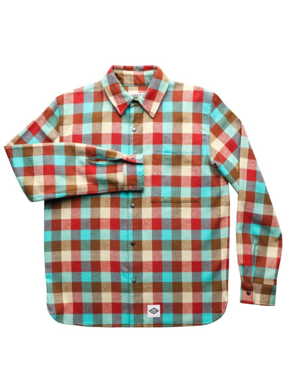 Signature Innovation Group Flannel Shirt Jacket Teal